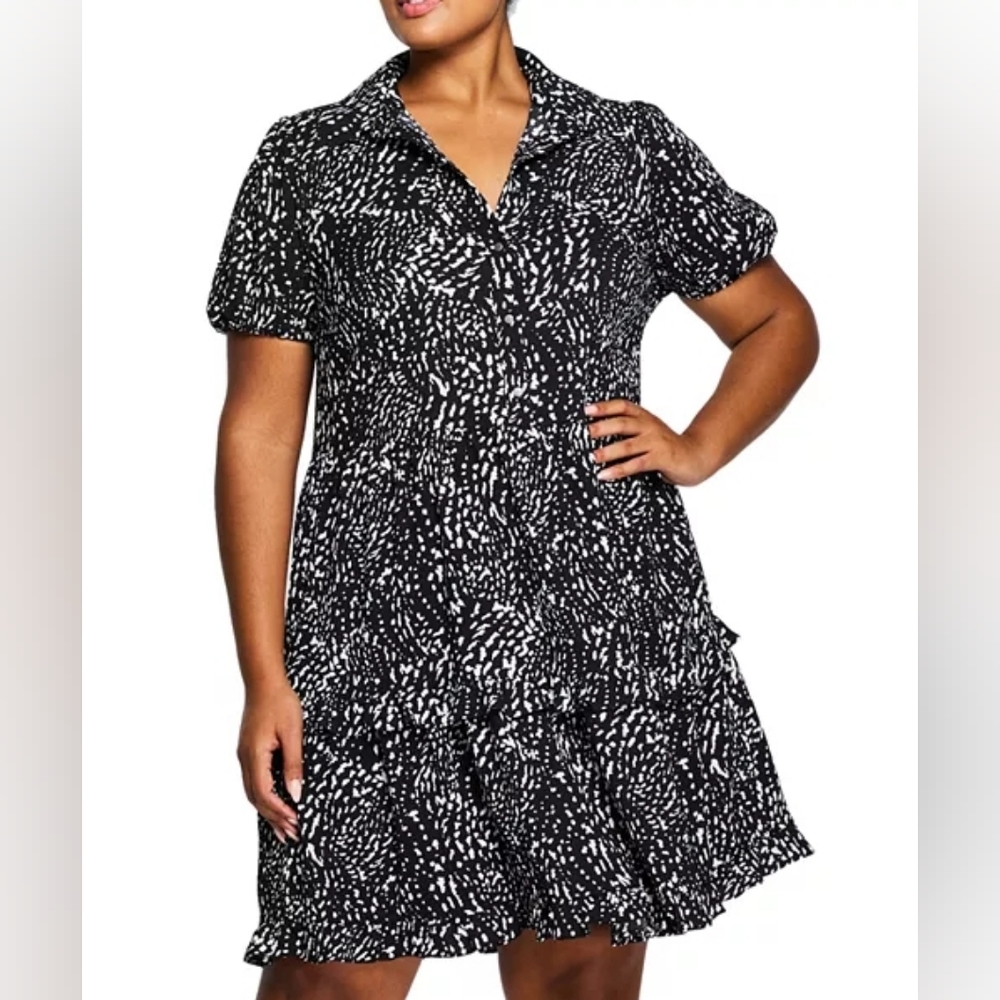 Estelle Speckle Spot Dress NWT